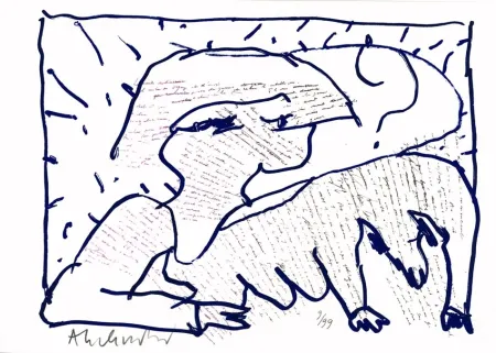 Lithografie Alechinsky - Pointes et Feutres