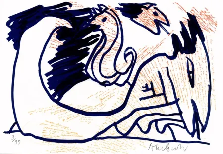 Lithografie Alechinsky - Pointes et Feutres