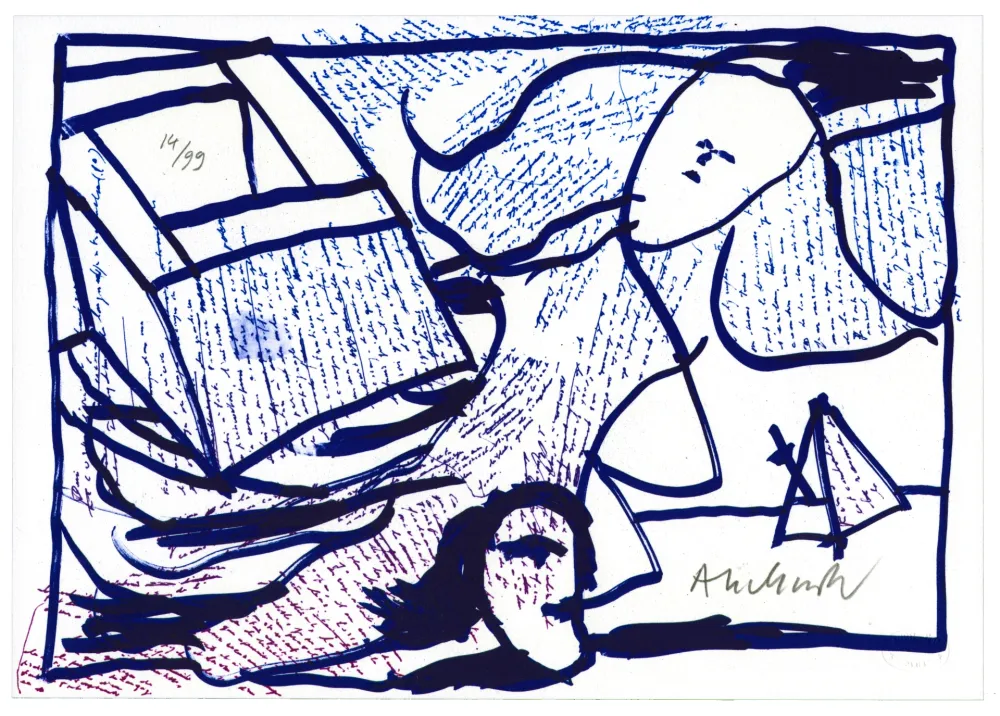 Lithografie Alechinsky - Pointes et Feutres (5)