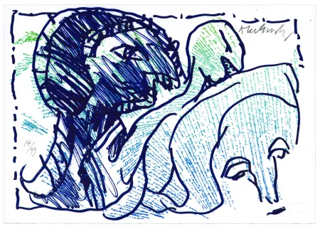 Lithografie Alechinsky - Pointes et Feutres (7)