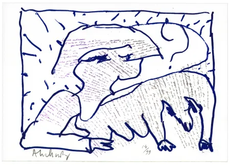 Lithografie Alechinsky - Pointes et Feutres (8)