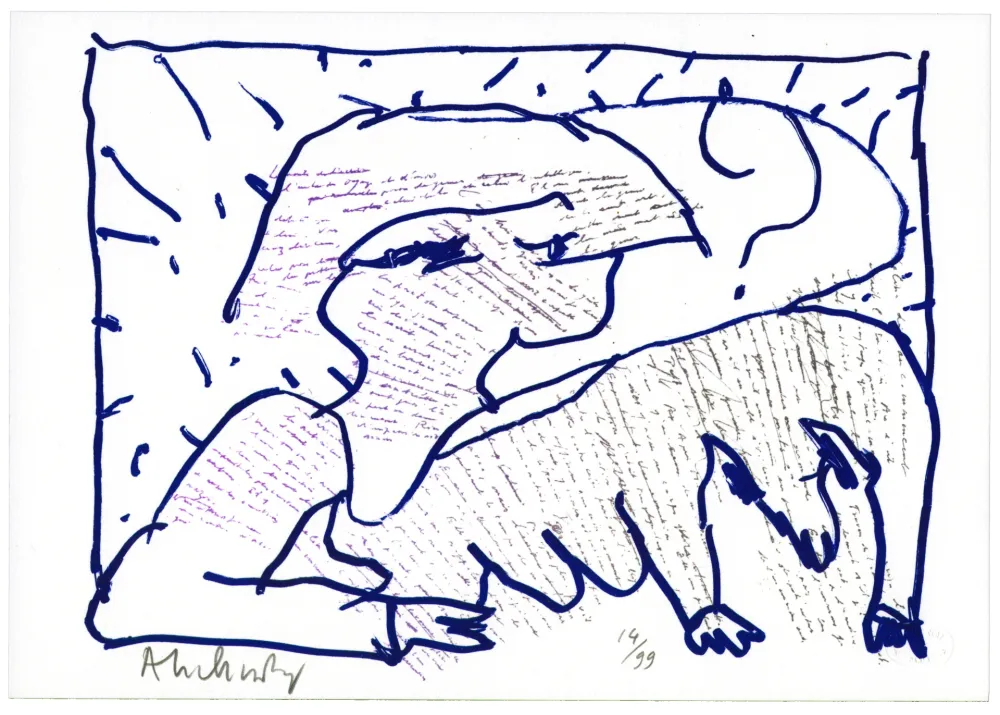 Lithografie Alechinsky - Pointes et Feutres (9)