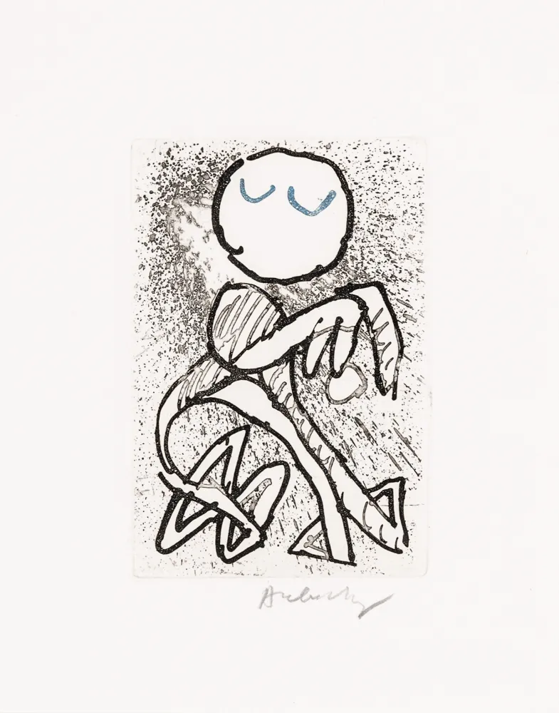 Ets En Aquatint Alechinsky - Pointes Planche XIV bis