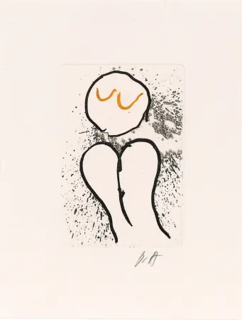 Ets En Aquatint Alechinsky - Pointes Planche XV bis