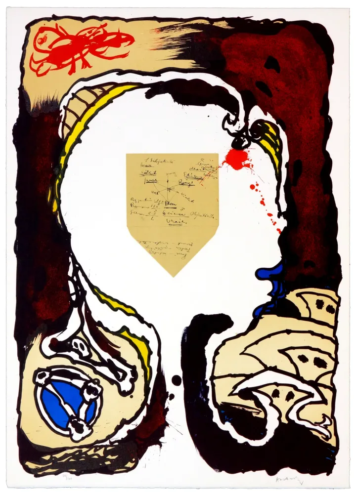 Lithografie Alechinsky - Pour Jorn