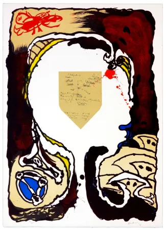 Lithografie Alechinsky - Pour Jorn