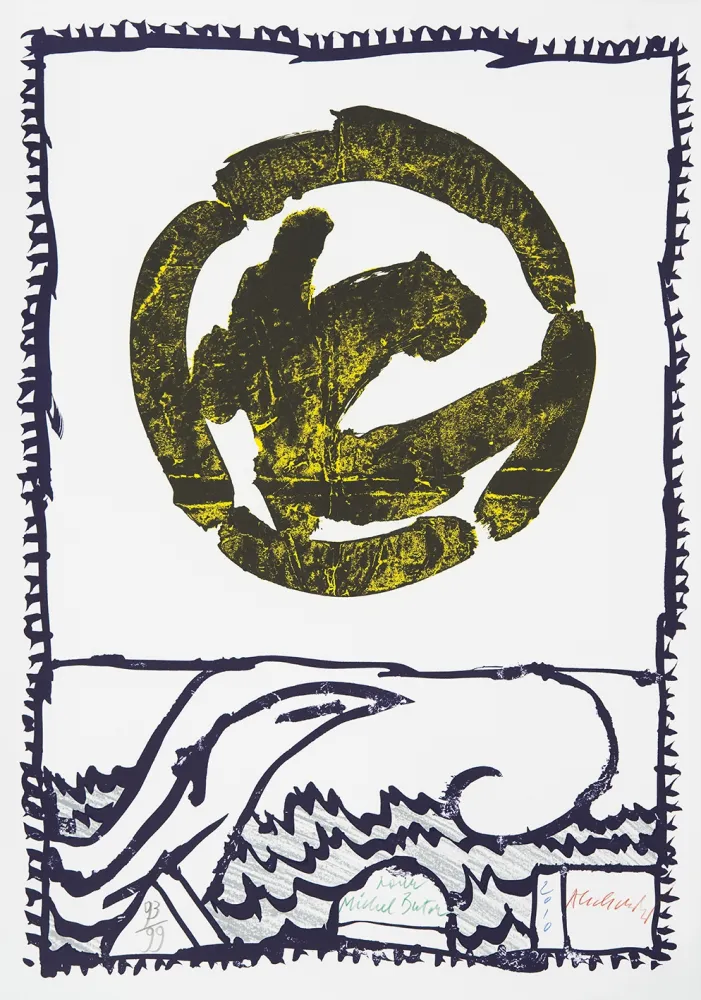 Lithografie Alechinsky - Pour Michel Butor