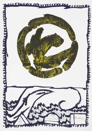 Lithografie Alechinsky - Pour Michel Butor