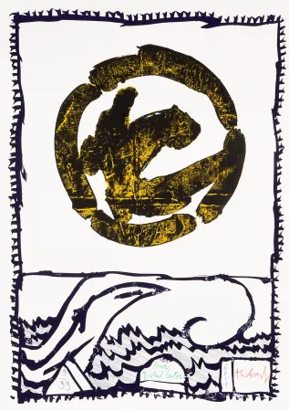 Lithografie Alechinsky - Pour Michel Butor