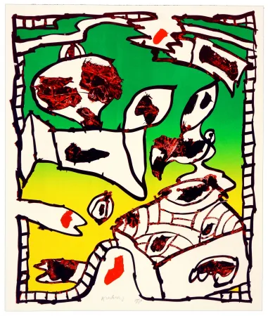 Lithografie Alechinsky - Pour Saluer