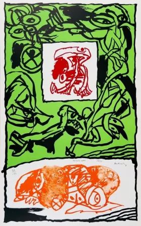 Lithografie Alechinsky - Premier Acte