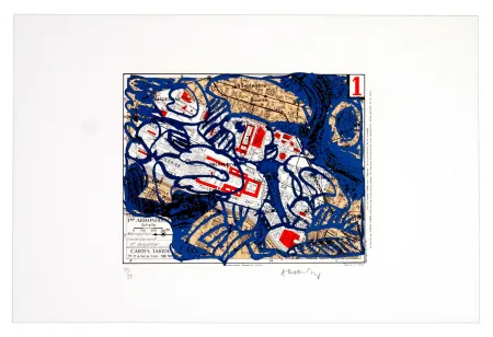 Lithografie Alechinsky - Premier arrondissement (Paris)