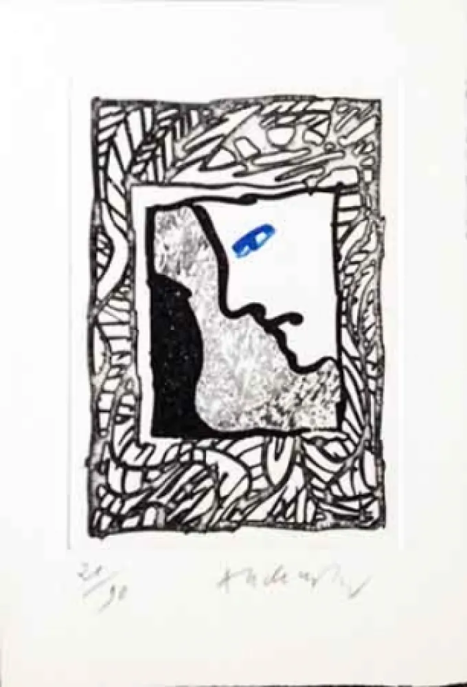 Gravure Alechinsky - Profil