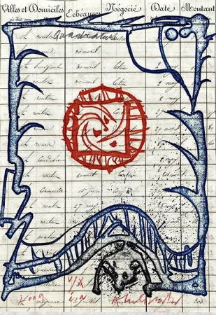 Gravure Alechinsky - Quadrature