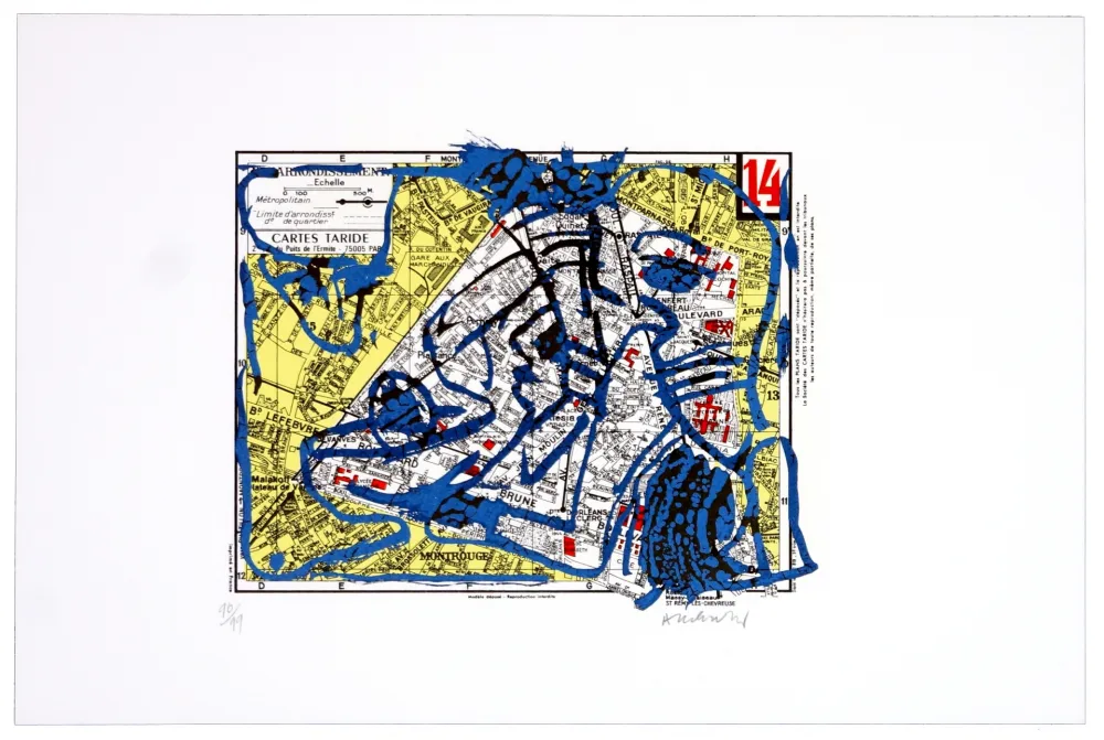 Lithografie Alechinsky - Quatorzième arrondissement (Paris)