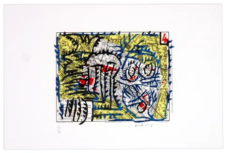 Lithografie Alechinsky - Quatrième arrondissement (Paris)