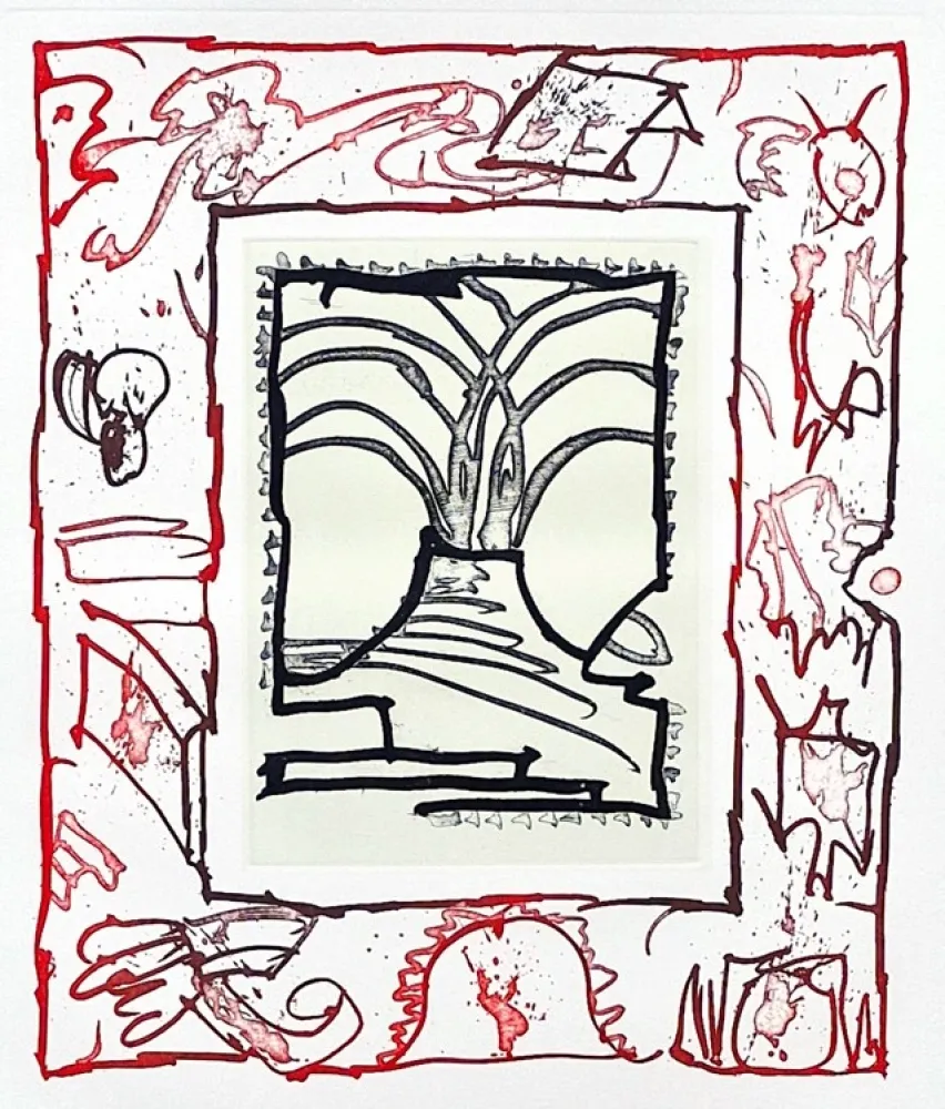 Gravure Alechinsky - Raisin II