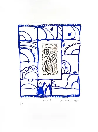 Gravure Alechinsky - Raisin III