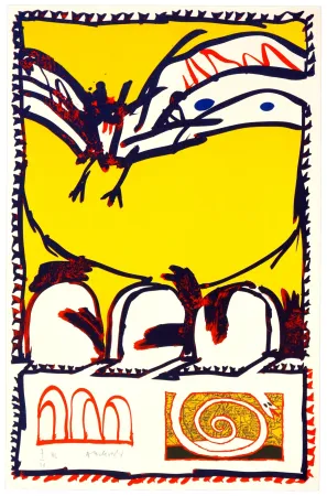 Lithografie Alechinsky - Retrouvailles