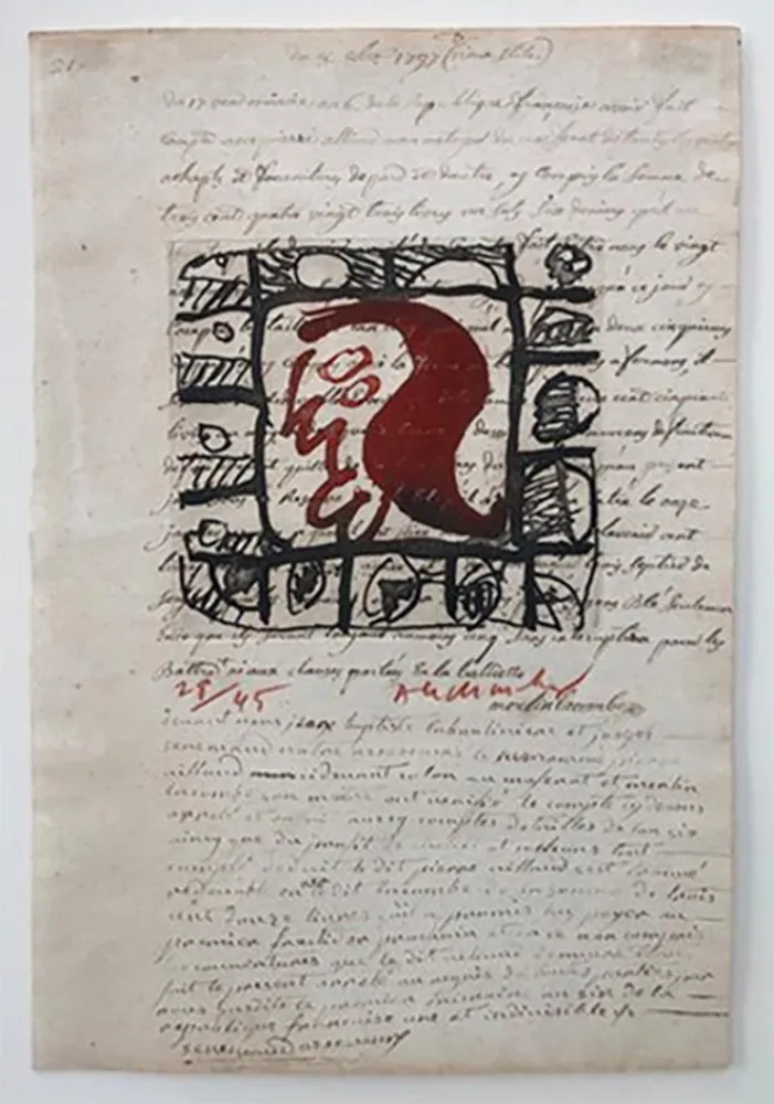 Ets Alechinsky - Rêve de l'ammonite