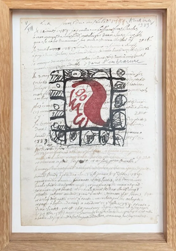 Ets Alechinsky - Rêve de l'ammonite