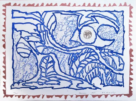 Gravure Alechinsky - Rhizomes