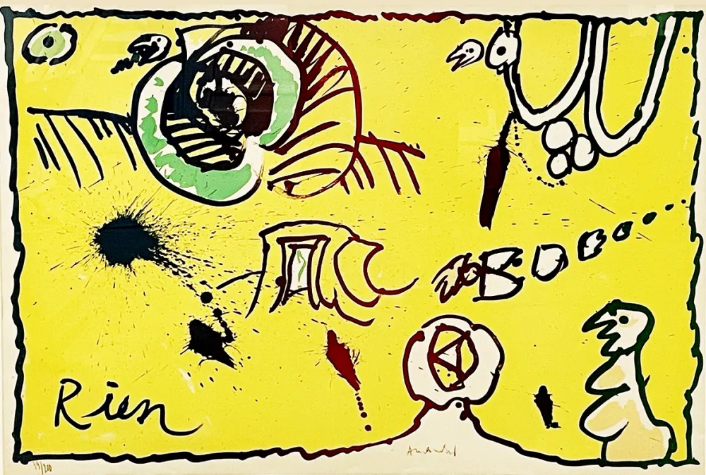 Lithografie Alechinsky - Rien