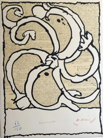 Lithografie Alechinsky - Roue Vicinale