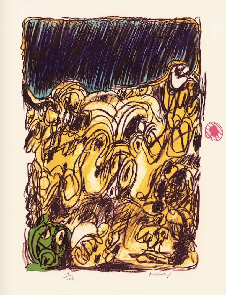 Lithografie Alechinsky - Ruée