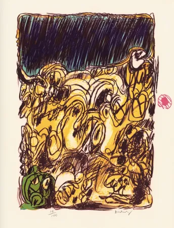 Lithografie Alechinsky - Ruée