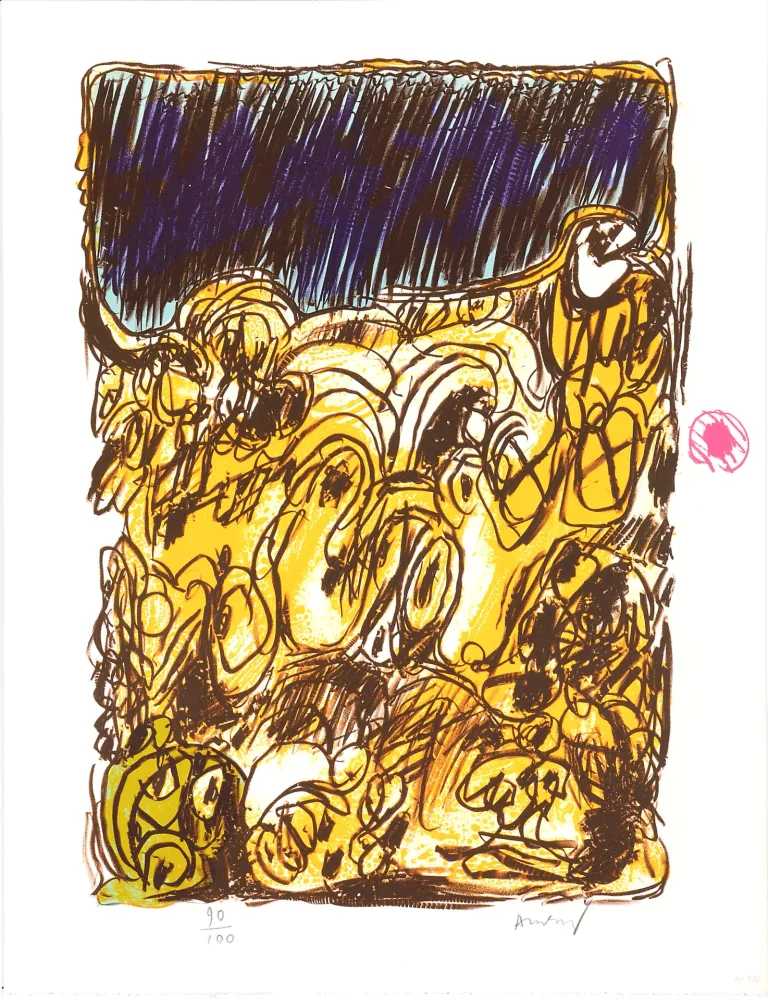 Lithografie Alechinsky - Ruée