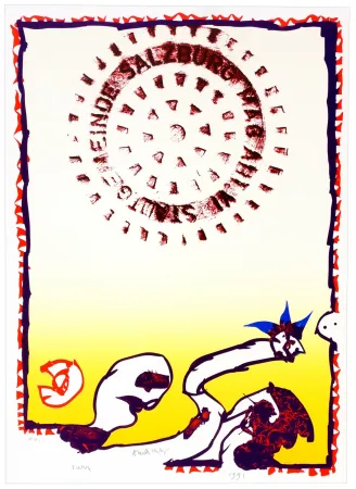 Lithografie Alechinsky - SALZBURG