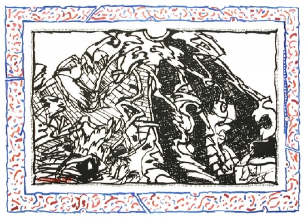 Ets En Aquatint Alechinsky - Sans l'écorce A