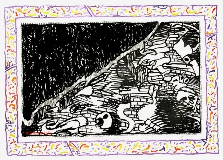 Ets En Aquatint Alechinsky - Sans l'écorce B