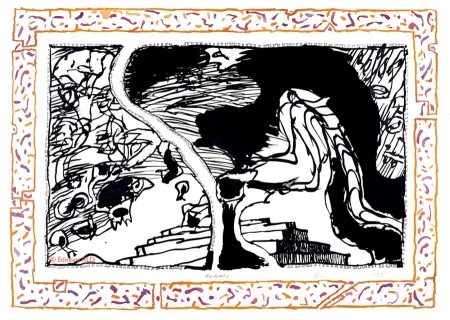 Ets En Aquatint Alechinsky - Sans l'écorce C