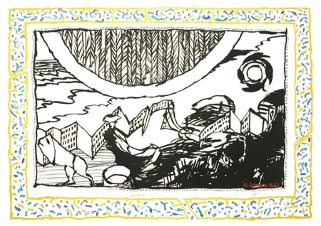 Ets En Aquatint Alechinsky - Sans l'écorce D