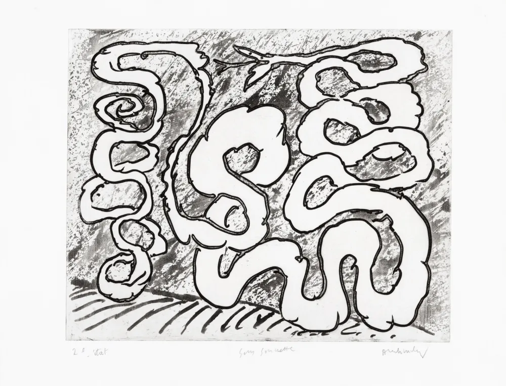 Ets Alechinsky - Sans sonnette 2ème état