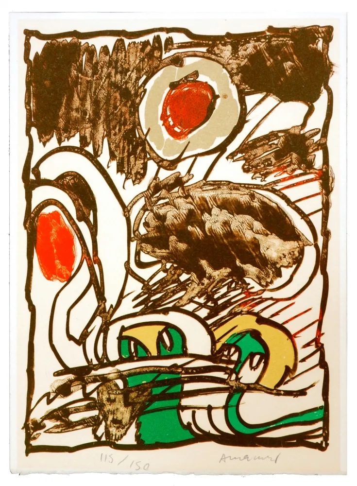 Lithografie Alechinsky - Sans titre