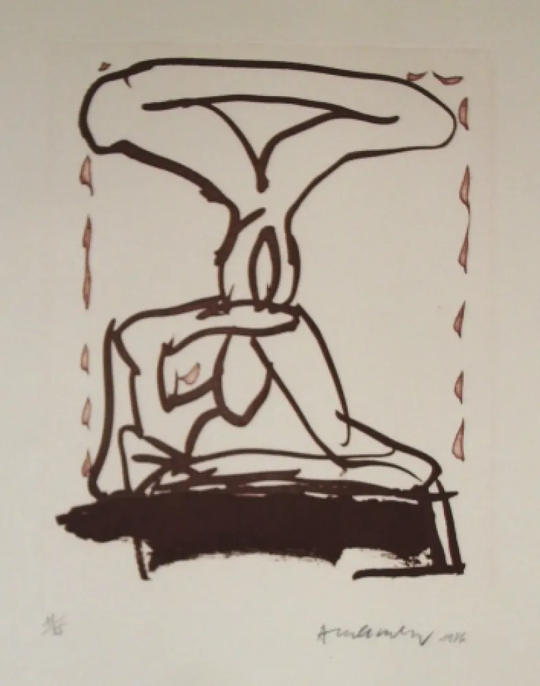 Ets En Aquatint Alechinsky - Sans titre