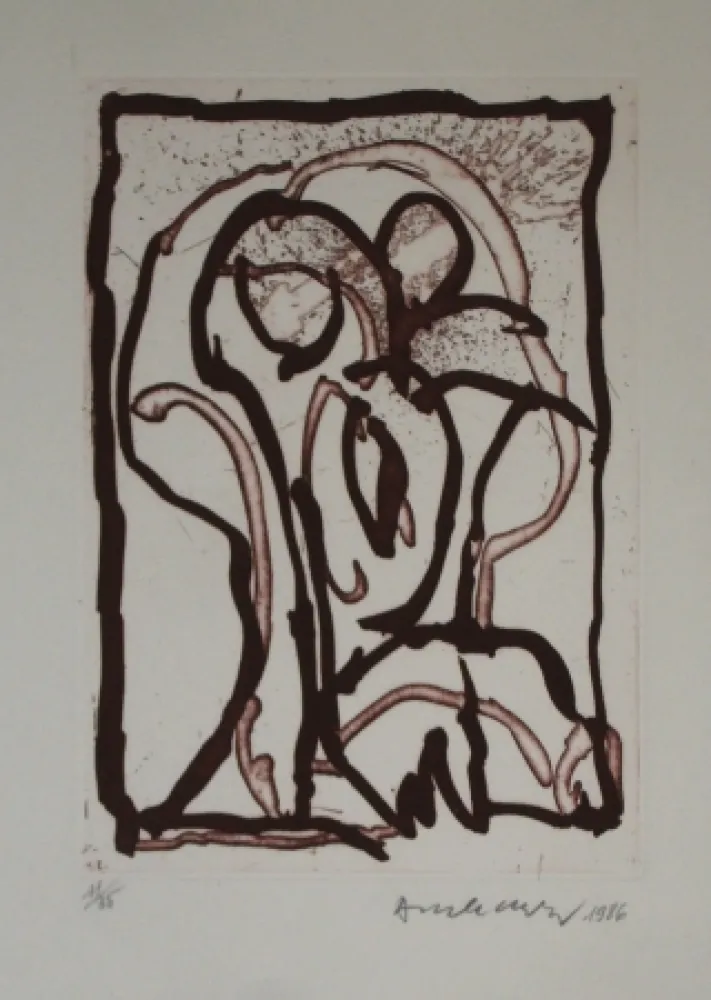 Ets En Aquatint Alechinsky - Sans titre