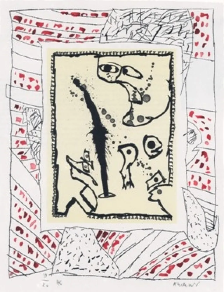 Ets En Aquatint Alechinsky - Sans titre