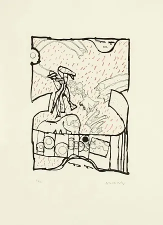 Ets En Aquatint Alechinsky - Sans Titre