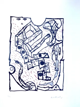 Ets En Aquatint Alechinsky - Sans Titre