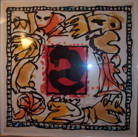 Ets En Aquatint Alechinsky - S'aspire