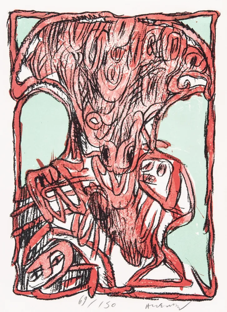 Lithografie Alechinsky - Schismes 04