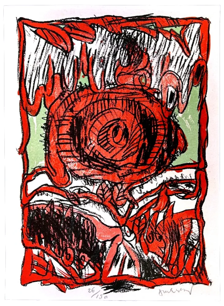 Lithografie Alechinsky - Schismes 1