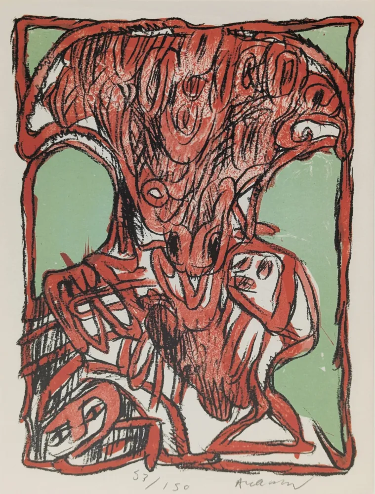 Lithografie Alechinsky - Schismes 
