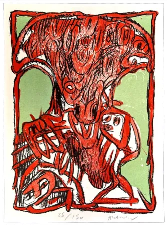 Lithografie Alechinsky - Schismes 2