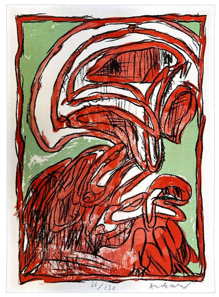 Lithografie Alechinsky - Schismes 3