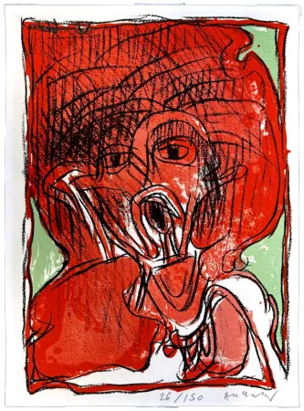 Lithografie Alechinsky - Schismes 4